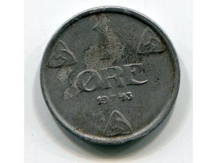 NORSKO. 1 öre 1943.
