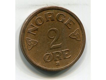 NORSKO. 2 öre 1954.