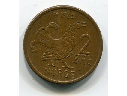 NORSKO. 2 öre 1965.
