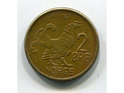 NORSKO. 2 öre 1967.