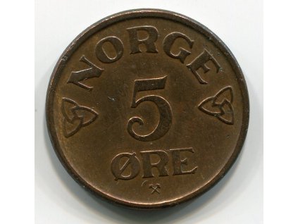 NORSKO. 5 öre 1956. KM-400