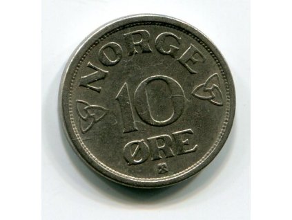 NORSKO. 10 öre 1954. KM-396