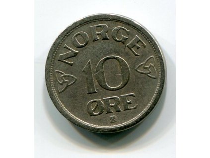 NORSKO. 10 öre 1954. KM-396