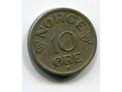 NORSKO. 10 öre 1956. KM-396