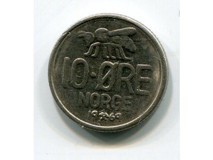 NORSKO. 10 öre 1969.