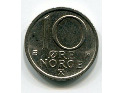 NORSKO. 10 öre 1976.