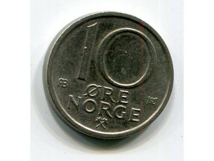 NORSKO. 10 öre 1977.