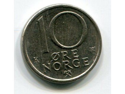 NORSKO. 10 öre 1981.