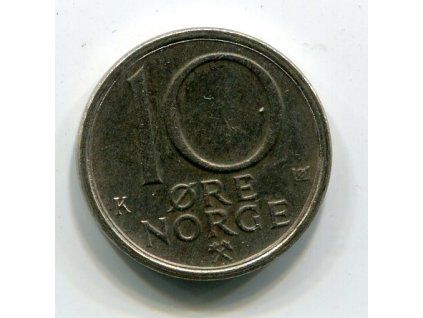 NORSKO. 10 öre 1985.