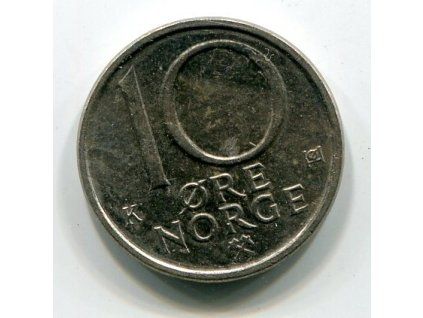 NORSKO. 10 öre 1988.