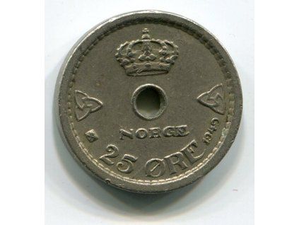 NORSKO. 25 öre 1949.