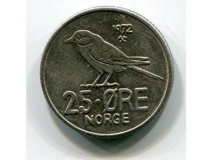 NORSKO. 25 öre 1972.