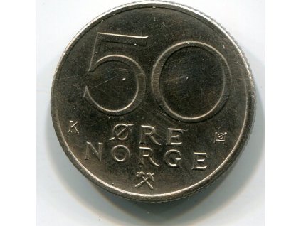 NORSKO. 50 öre 1983. KM-418.