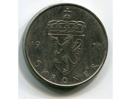 NORSKO. 5 kroner 1978.