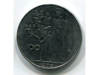 ITÁLIE. 100 lire 1970.