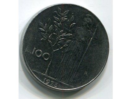 ITÁLIE. 100 lire 1973.