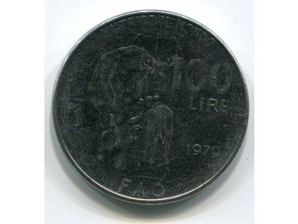 ITÁLIE. 100 lire 1979. KM-106