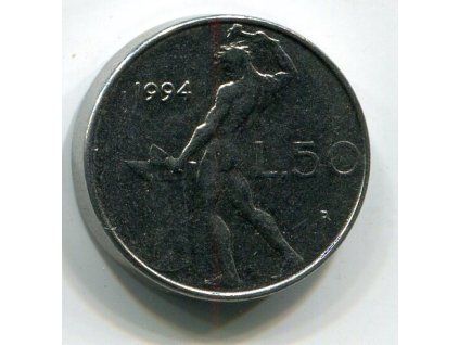 ITÁLIE. 50 lire 1994.