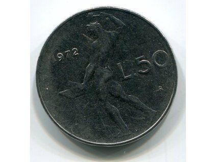 ITÁLIE. 50 lire 1972.
