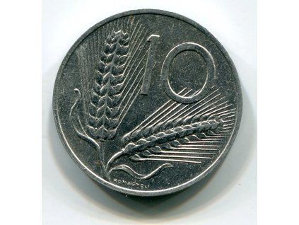 ITÁLIE. 10 lire 1973.