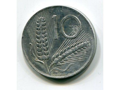 ITÁLIE. 10 lire 1982.