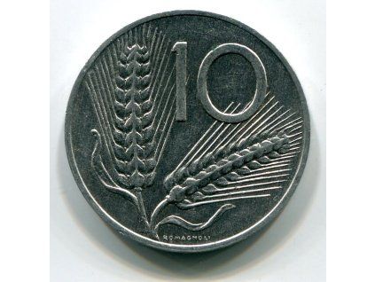 ITÁLIE. 10 lire 1979.