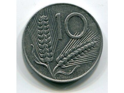 ITÁLIE. 10 lire 1981.
