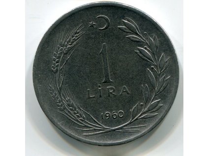 TURECKO. 1 lira 1960.