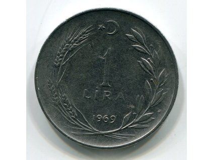 TURECKO. 1 lira 1969.