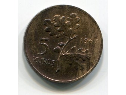 TURECKO. 5 kurus 1967.