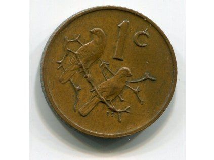 JIHOAFRICKÁ REPUBLIKA. 1 cent 1974.