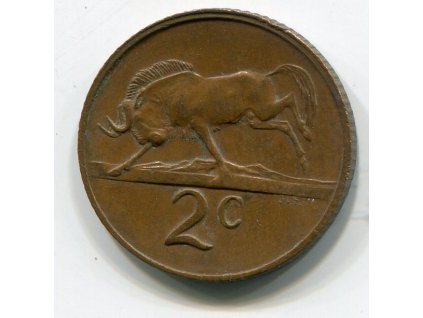 JIHOAFRICKÁ REPUBLIKA. 2 cents 1980.