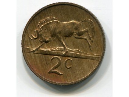 JIHOAFRICKÁ REPUBLIKA. 2 cents 1980.