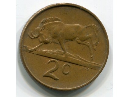 JIHOAFRICKÁ REPUBLIKA. 2 cents 1981.