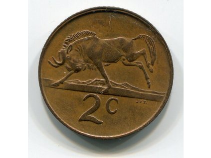 JIHOAFRICKÁ REPUBLIKA. 2 cents 1982.