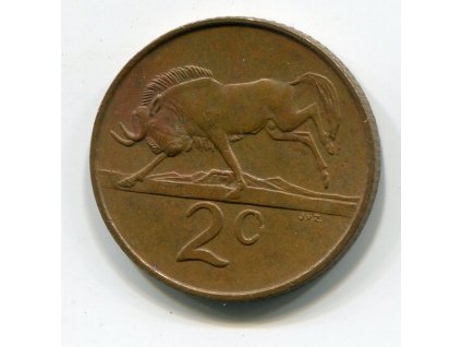 JIHOAFRICKÁ REPUBLIKA. 2 cents 1983.