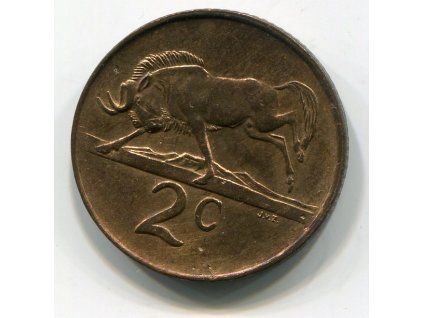 JIHOAFRICKÁ REPUBLIKA. 2 cents 1983.