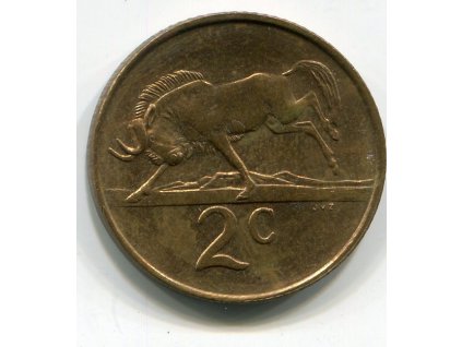 JIHOAFRICKÁ REPUBLIKA. 2 cents 1984.