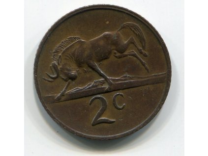 JIHOAFRICKÁ REPUBLIKA. 2 cents 1970.