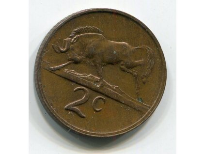 JIHOAFRICKÁ REPUBLIKA. 2 cents 1978.