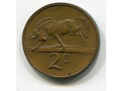 JIHOAFRICKÁ REPUBLIKA. 2 cents 1978.