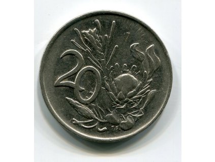 JIHOAFRICKÁ REPUBLIKA. 20 cents 1971.
