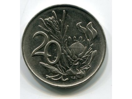 JIHOAFRICKÁ REPUBLIKA. 20 cents 1977.