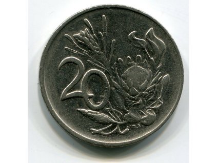JIHOAFRICKÁ REPUBLIKA. 20 cents 1983.