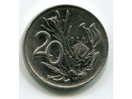 JIHOAFRICKÁ REPUBLIKA. 20 cents 1984.