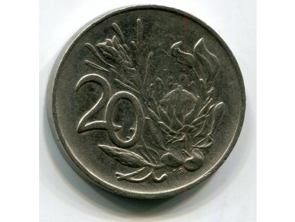 JIHOAFRICKÁ REPUBLIKA. 20 cents 1985.