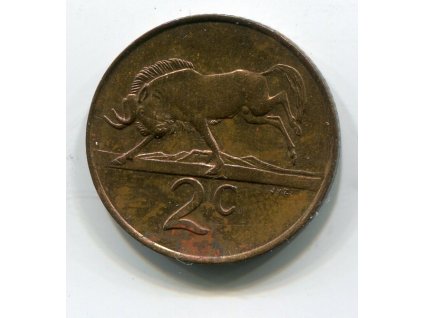JIHOAFRICKÁ REPUBLIKA. 2 cents 1987.