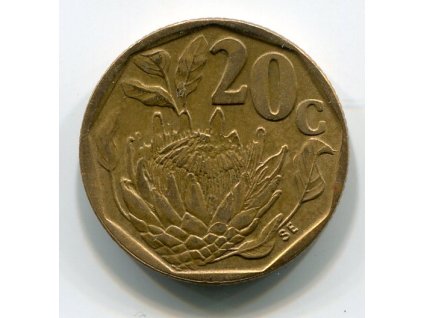 JIHOAFRICKÁ REPUBLIKA. 20 cents 1994.