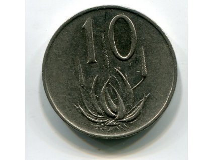JIHOAFRICKÁ REPUBLIKA. 10 cents 1977.