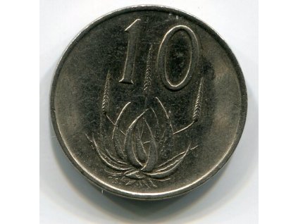 JIHOAFRICKÁ REPUBLIKA. 10 cents 1988.
